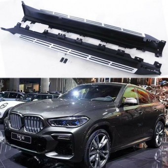 Боковые пороги OE-style, интегрированные, BMW X6, 2019-н.в.
